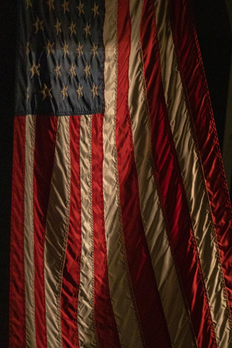 Weathered American flag